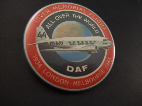 Uiver Memorial Flight London-Melbourne PH-A-JU ( Royal Dutch Airlines)